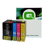 Q-Nomic Pack 4 Tinteiros cores T27 XL (Preto XXL) | QNB-T27XLseries